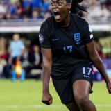 Michelle Agyemang a sauvé les Anglaises deux fois. Rebelote ce soir à Bâle? KEYSTONE/EPA/JEAN-CHRISTOPHE BOTT